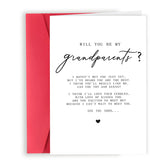 Londue Pregnancy Announcement Gifts for Grandparents, Grandparents to be Reveal Gifts, Funny Baby Reveal Card, Promoted to Grandma & Grandpa Gifts, New Grandchild on the Way